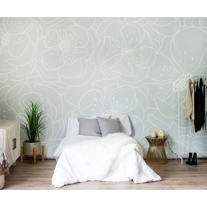 Floral Wallpaper, Non-Pasted