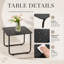 Ensemble bistro pour l'extérieur avec coussins 17,7 po L Garl Square-48783156