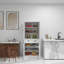 Armoire de rangement pour garde-manger de 71 po, avec 4 portes, tiroir, 2 tablettes réglables, armoire autoportante pour le salon de la salle à manger, buanderie - blanc-506691607