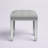 Cain Mirrored Upholstered Vanity Stool