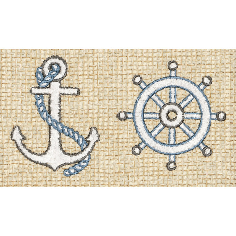 Débarbouillette en coton Easton, Gris foncé
