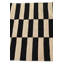 Tapis noir et blanc Noor