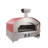 NAPOLI Outdoor Portable Propane Gas Pizza Oven in Red-73359467