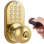 Bouton de porte électronique avec télécommande
