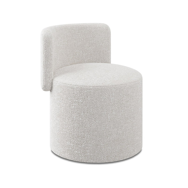 Giada Side Chair Chair with Ottoman, F1392-Fog