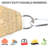Royal Shade 14' x 14' Square Shade Sail With Hardware Kit-83865458-90750040