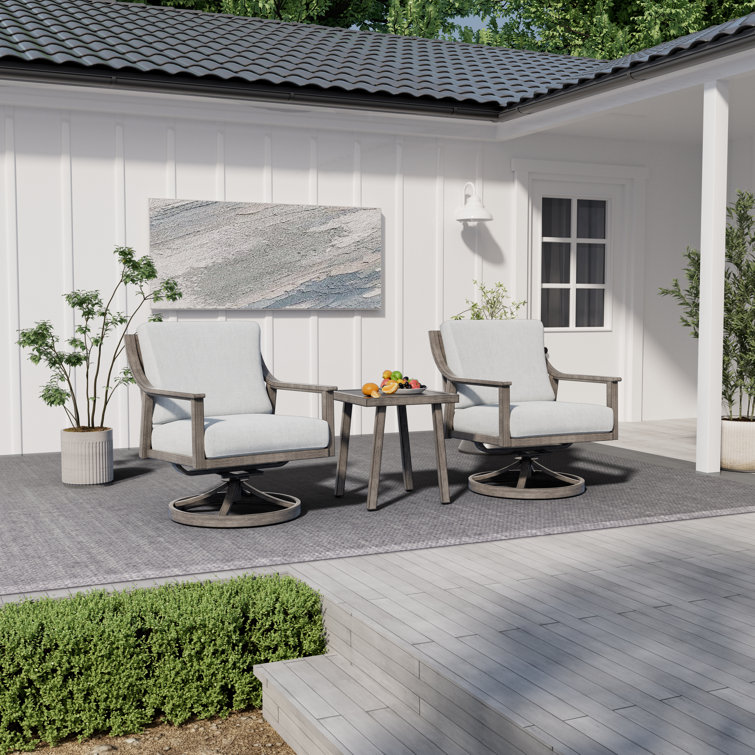 Vishali 2 - Person Patio Conversation Sets with Cushions