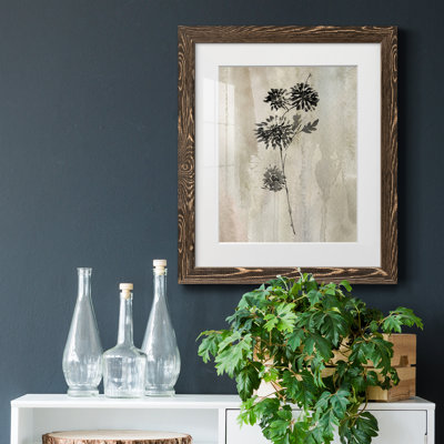 " Sumi-e Silhouette IV " Painting Print