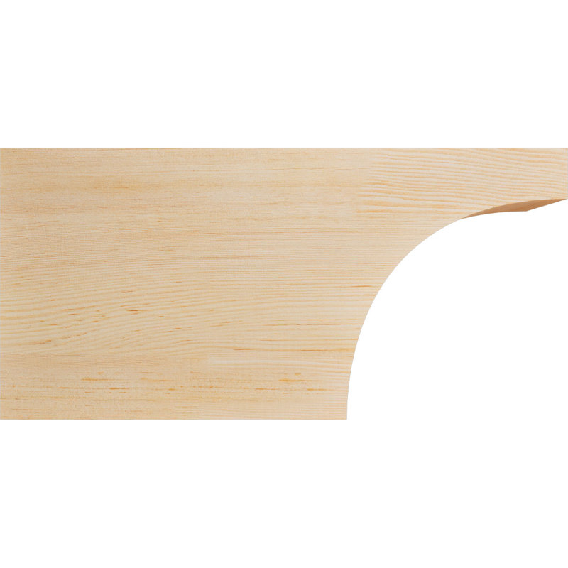 Queue de chevron lisse Huntington, Sapin de Douglas, H 12 po x l 3 1/2 po x L 24 po