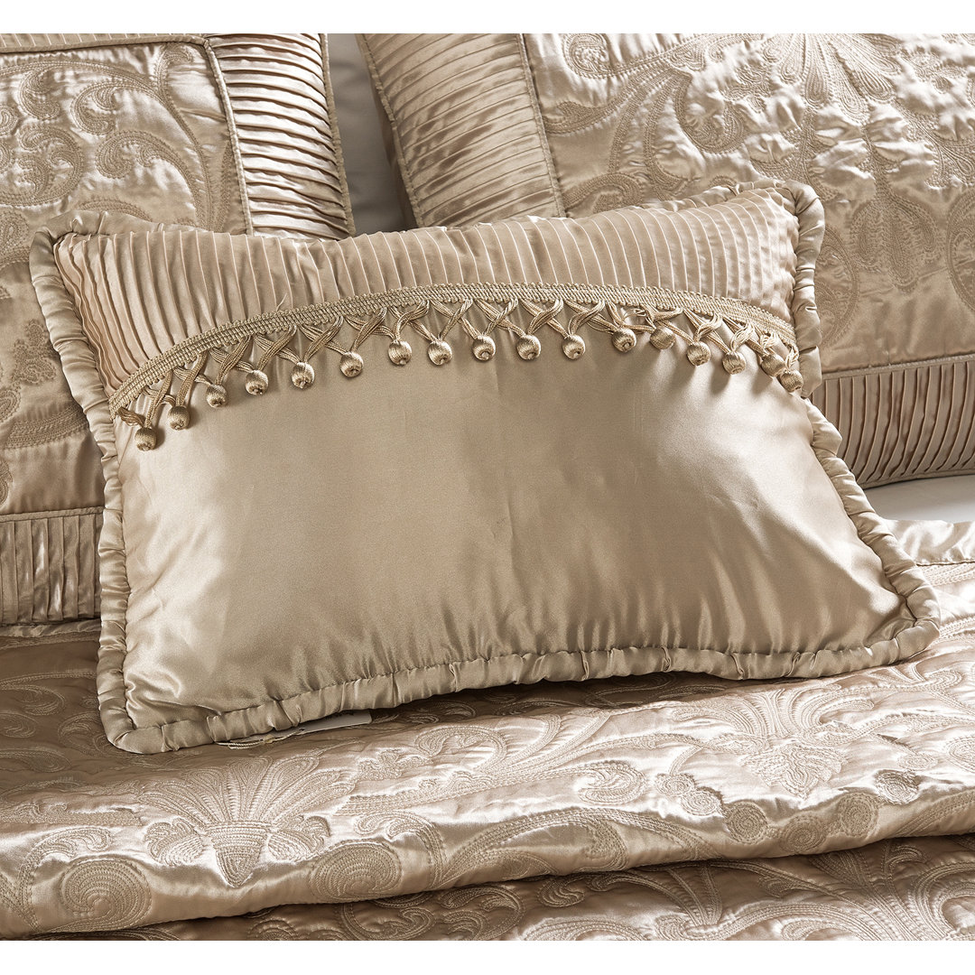 Penelope Tassels Indoor/Outdoor Reversible Throw Pillow 14 Karat Home Inc.