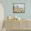 Cadre flottant Coastal Cottage Meadow, design par Amber Sterling-1063218210-1063218212