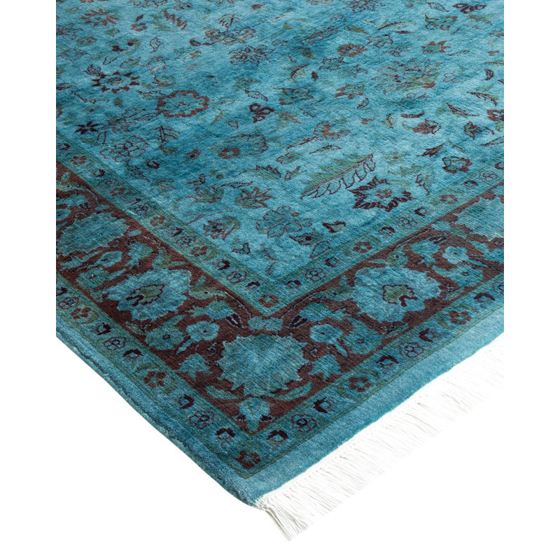 Fine Vibrance One-of-a-Kind 4' 2" X 6' 2" Hand Knotted Area Rug