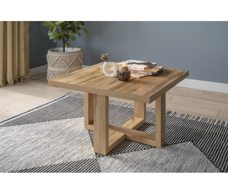 Barri Coffee Table with Storage, Oak/Oak 