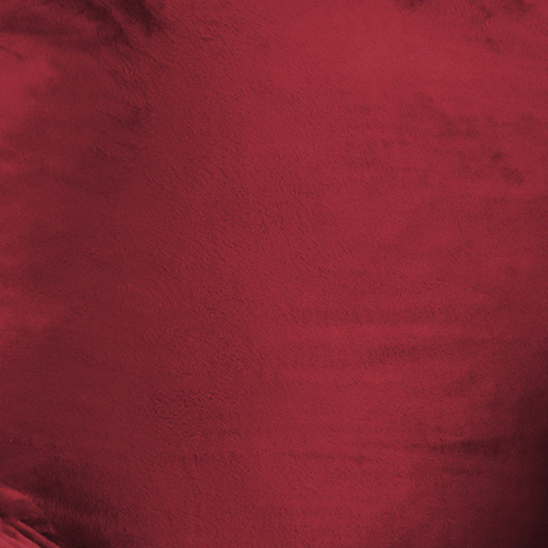 Coussin de lecture Nestl, Rouge cerise, H 14 po x l 13 po x P 8,5 po