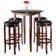 Emilio 4 - Person Walnut Four Leg Dining Set