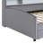 Twin Size Upholstered Platform Bed With Storage And Drawers, Gray-1087528280