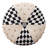 Diamond and Dot Footstool