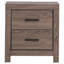 Table de chevet 2 tiroirs Brantford