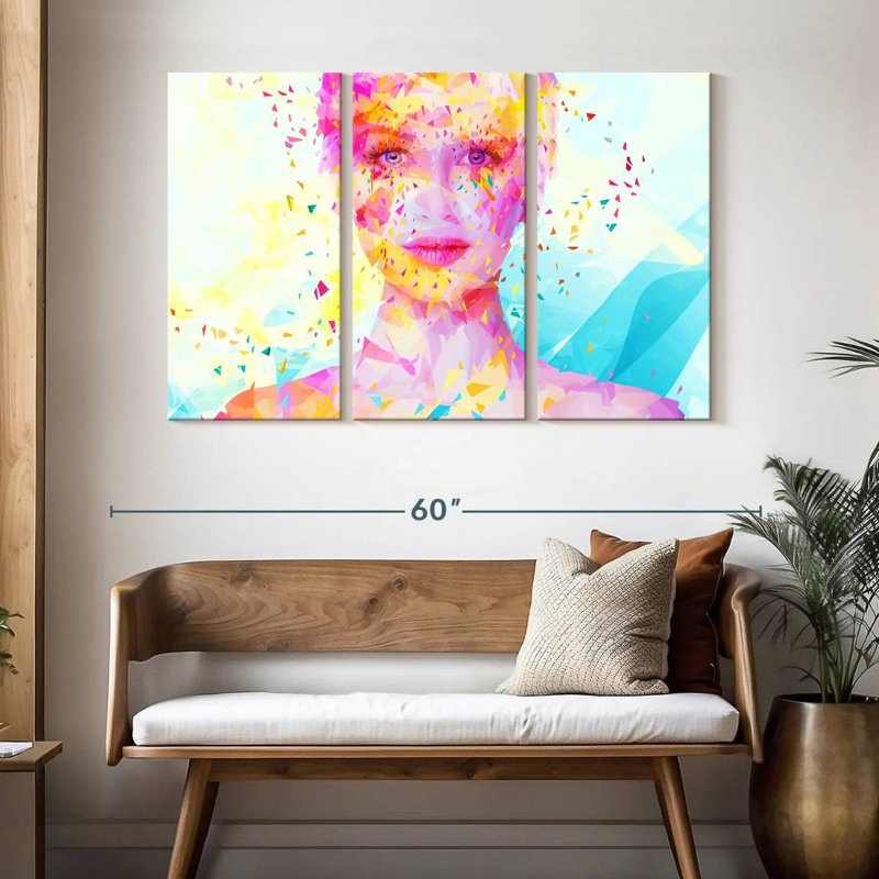 Leisha Turquoise, 32" H x 50" W