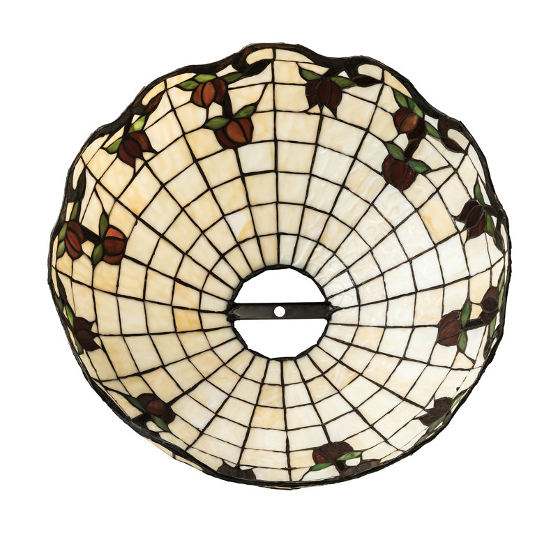 Dome Lamp Shade, Beige/Purple/Green/Red/Rootbeer, 12.5" H x 20" W x 20" D