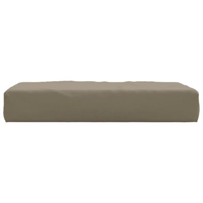 Coussin d'extérieur 100% polyester taupe Oxford