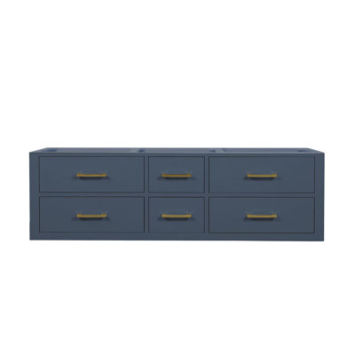 60 In. W X 22 In. D Double Bath Vanity Without Top