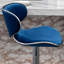 Tabouret de bar pivotant rembourré en velours Masaccio, ensemble de 2-1167662051