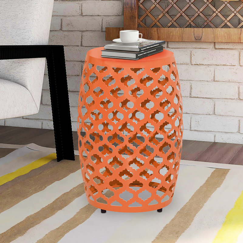Table de bout 17,75 po, Mandarine