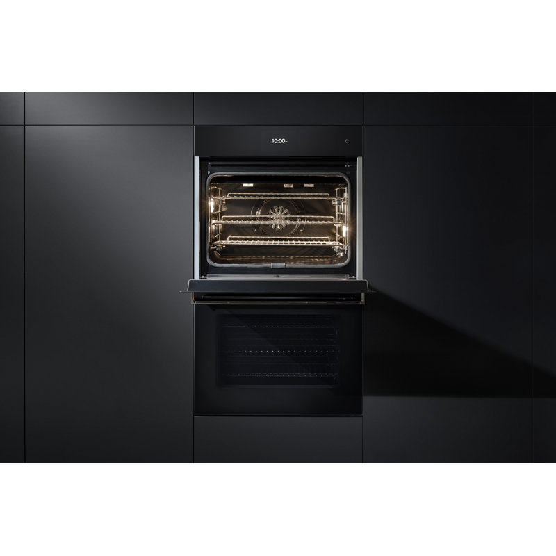 30"W. Double Electric Convection Oven, Black