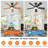 Ayan 46 Inch Ceiling Fan With Light With Remote Control, Dimmable Three Color Temperature-106907616