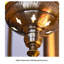 Lampe sur pied en verre Cascade