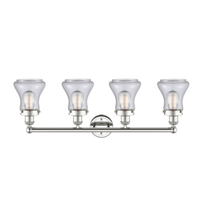 Éclairage pour meuble-lavabo à 4 lumières à intensité variable Asadbek