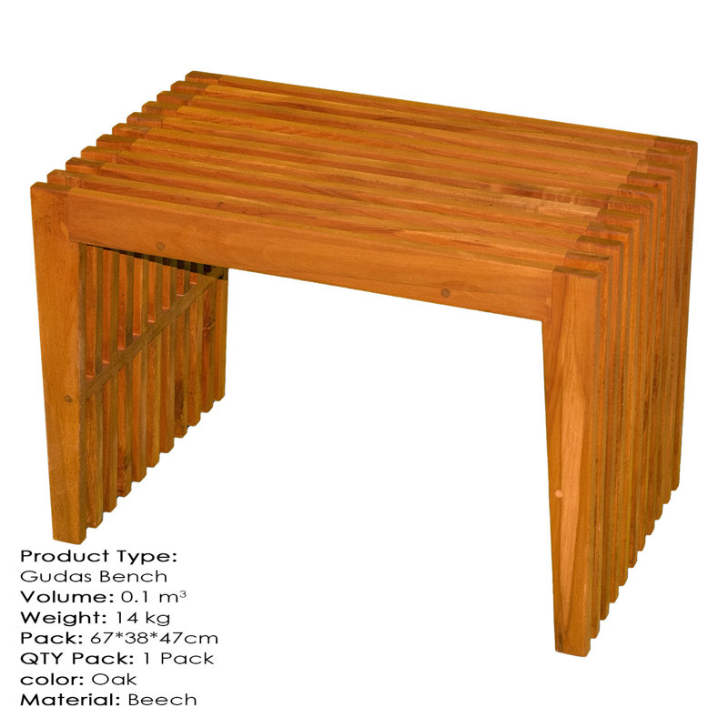 Dieke Solid Wood Bench