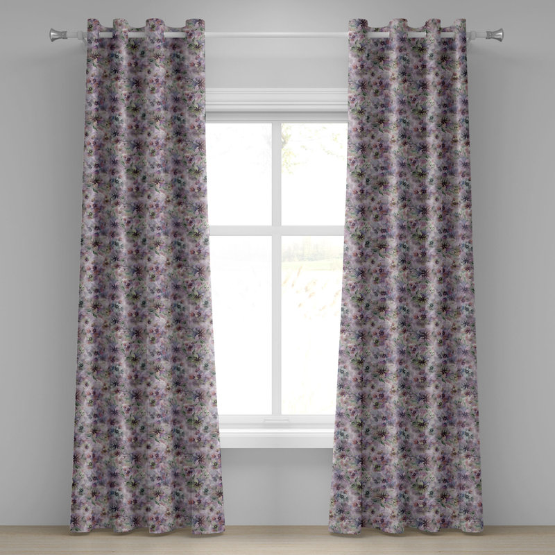 Semi Sheer Curtain Pair