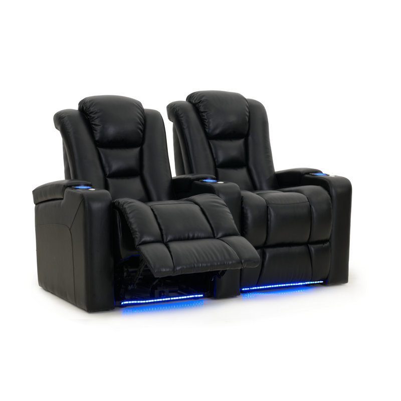 Sièges de rangée home cinéma, Noir luxe