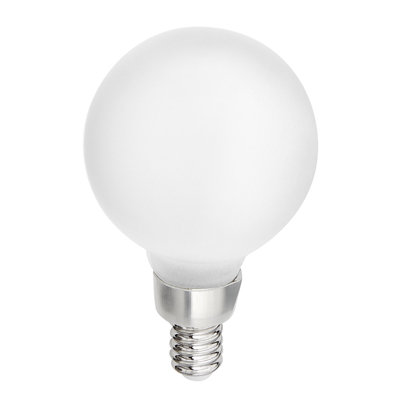 Ampoule DEL blanche matte LumiGlo (G16, culot E12)