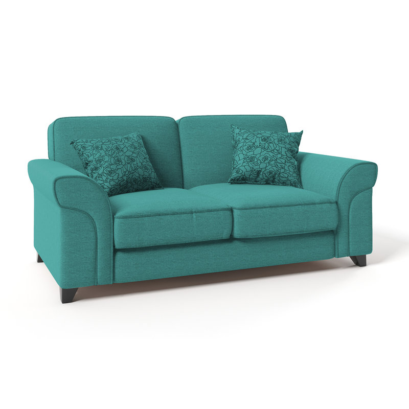 Forthill 2 Seater Loveseat, Turquoise