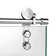 Enigma-Z 56" W x 76"H Single Sliding Frameless Shower Door with Clearmax™ Technology