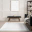 Kalina High-Low Checkered Bordered Area Rug-472482979