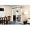 Steel Single Door Barn Door Hardware Kit Standard Single