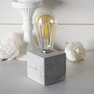 Lampe de table gris clair 8 po westbrooks