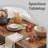 32"W Kitchen Island With Power Strip, Microwave Oven Stand, Kitchen Shelf, Baker's Rack With 3 Open Shelves-1611621496