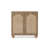 31.5'' W Boho Accent Cabinet with Woven Panel Doors and Wood Ball Legs