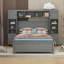 Full / Double Storage Platform Bed-1163661477