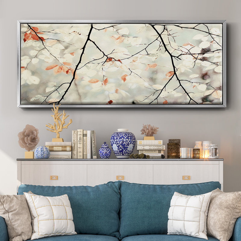 Simplicity- Framed Canvas, 20" H x 50" W
