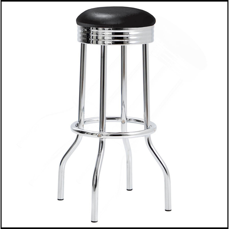  Tabouret de bar (ensemble de 2), Noir