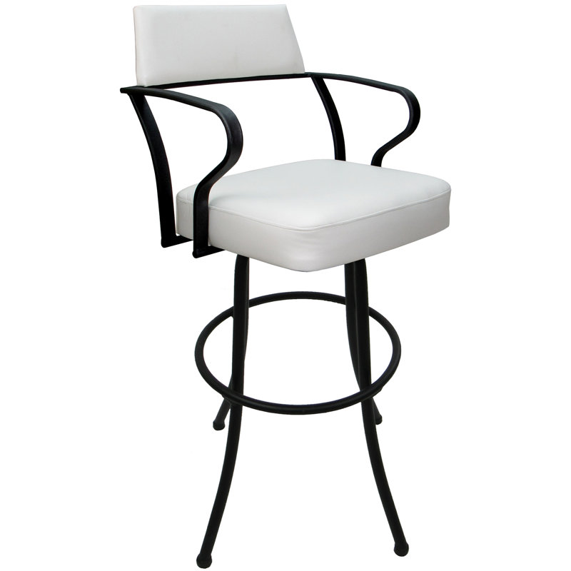 Tabouret pivotant très grand 34,00 po Jabria, Noir, Noir, noir, noir, noir
