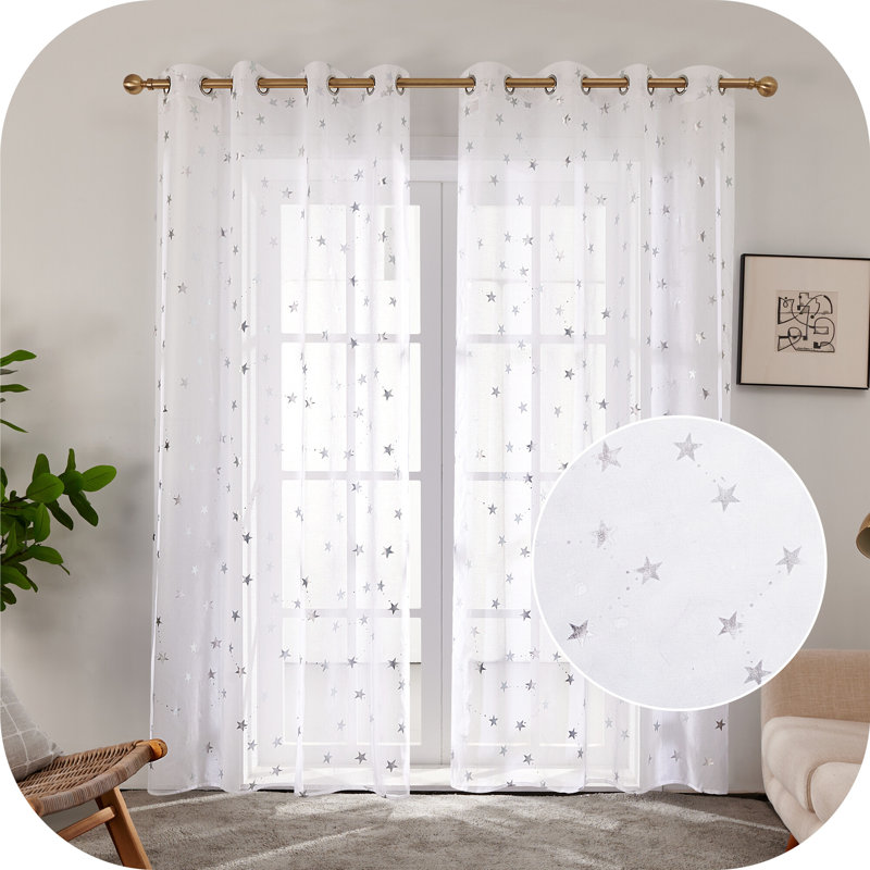 Raghbir Semi Sheer Curtain Pair