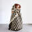 Checkerboard Knitted Throw Blanket-100659709
