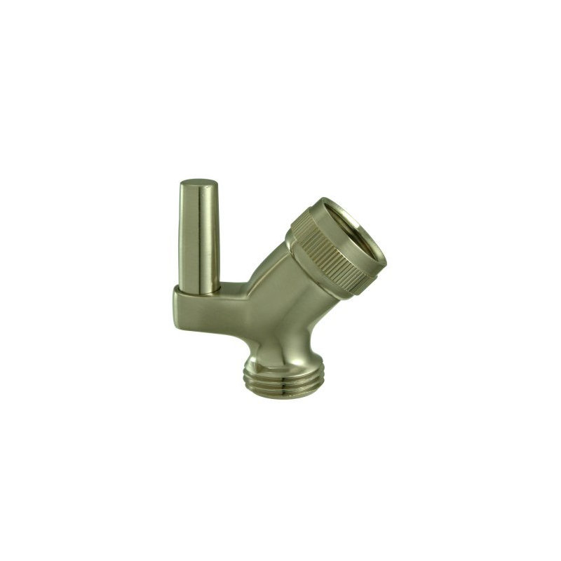 Brass Swivel Shower Arm Mount, Satin Nickel